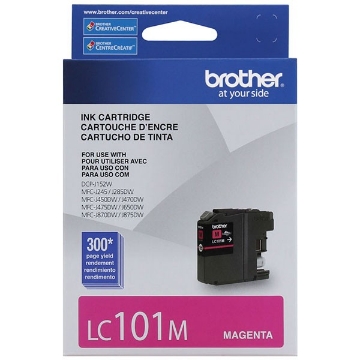 Picture of Brother LC-101M High Yield Magenta Inkjet Cartridge (600 Yield)