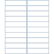 Picture of Compatible 5161 Address Labels (1" x 4") (100 sheets per pack)