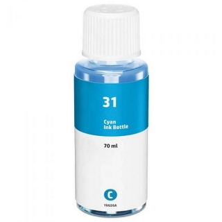 Picture of Compatible 1VU26AN (HP 31) Cyan Ink Bottle (8000 Yield)