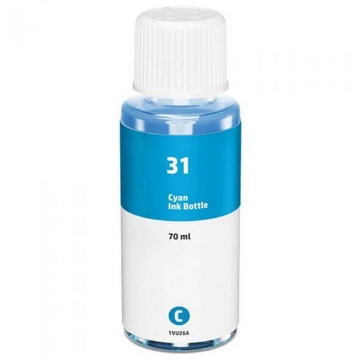 Picture of Compatible 1VU26AN (HP 31) Cyan Ink Bottle (8000 Yield)